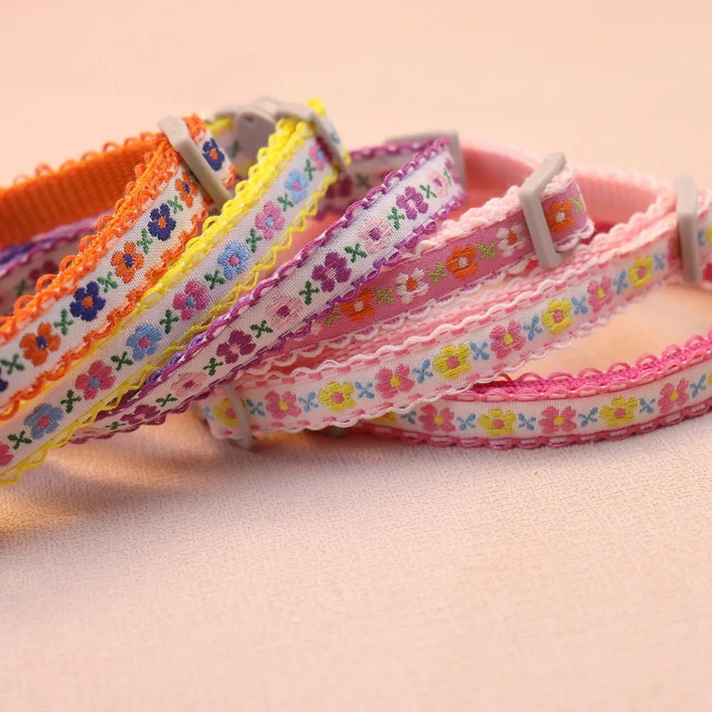 Handgemaakte Bloemen Halsband - Duke & Scoop