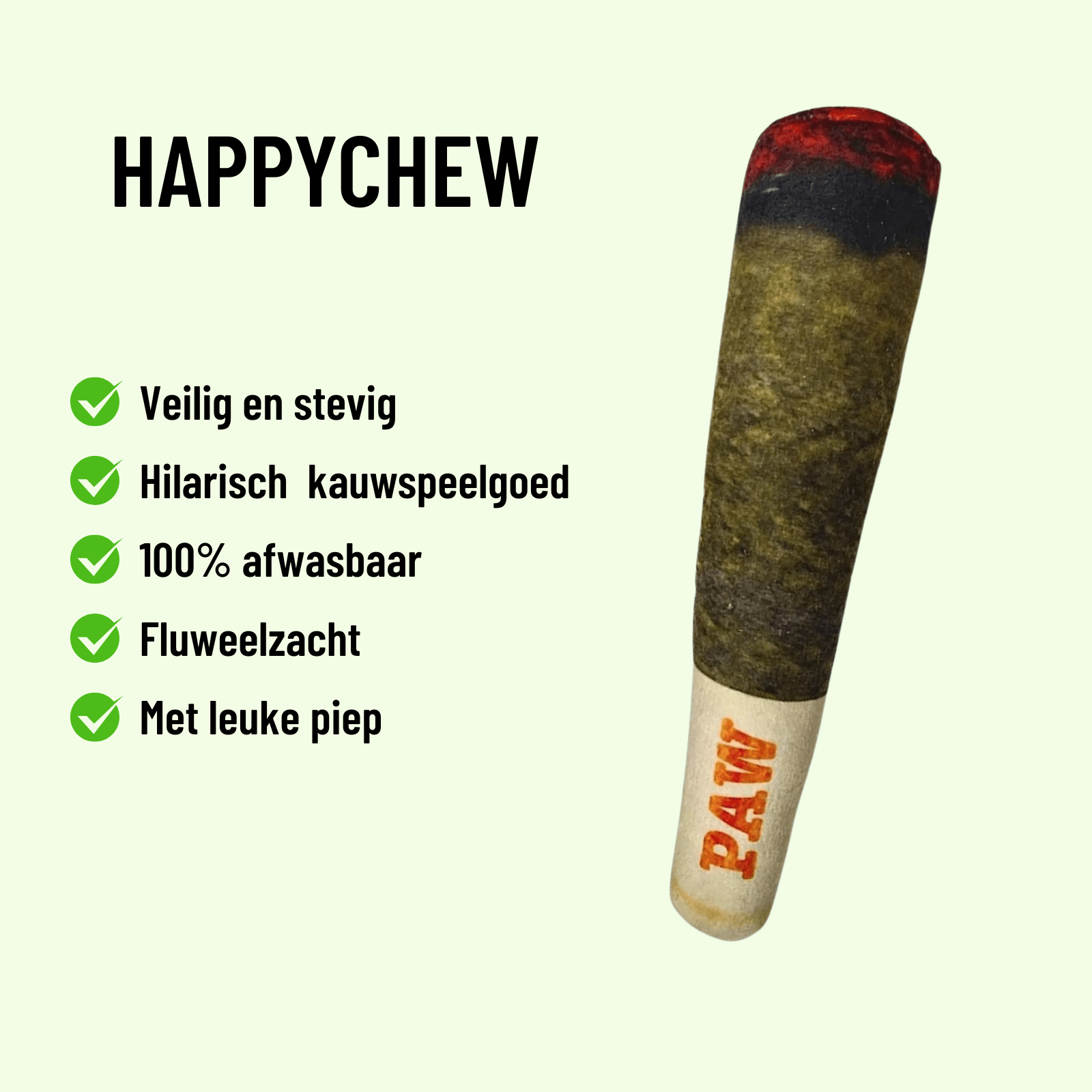 HappyChew – Pluche Sigaar - Duke & Scoop