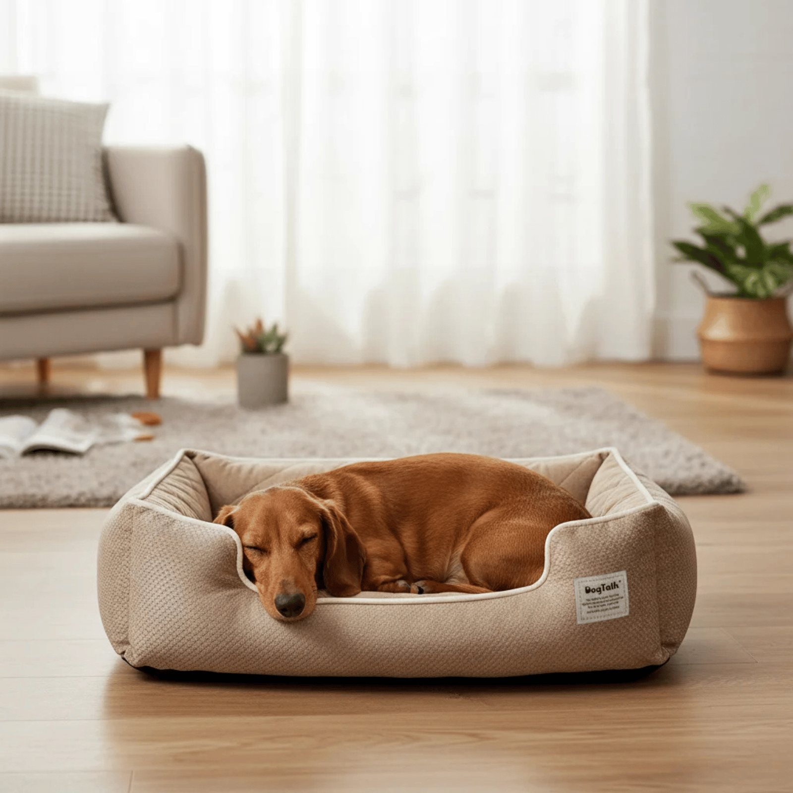 Hondemand en Kattenmand Wasbaar – Comfortabel Arctic Fluweel voor Slapen - Duke & Scoop
