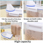 Honden - en Kattenvoer Container – Luchtdichte Plastic Opslagton - Duke & Scoop