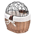 Honden Fietsmand Rieten Stijl – Stevige Hondenmand op Fiets - Duke & Scoop