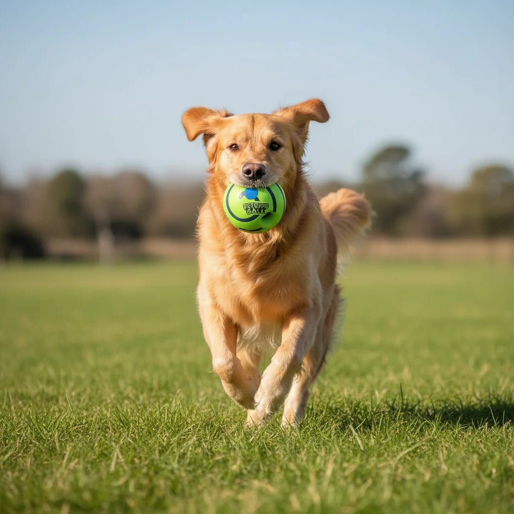 Honden Speelbal met Geluid - Hondenspeelgoed - Interactieve Hondenspeelbal - Duke & Scoop