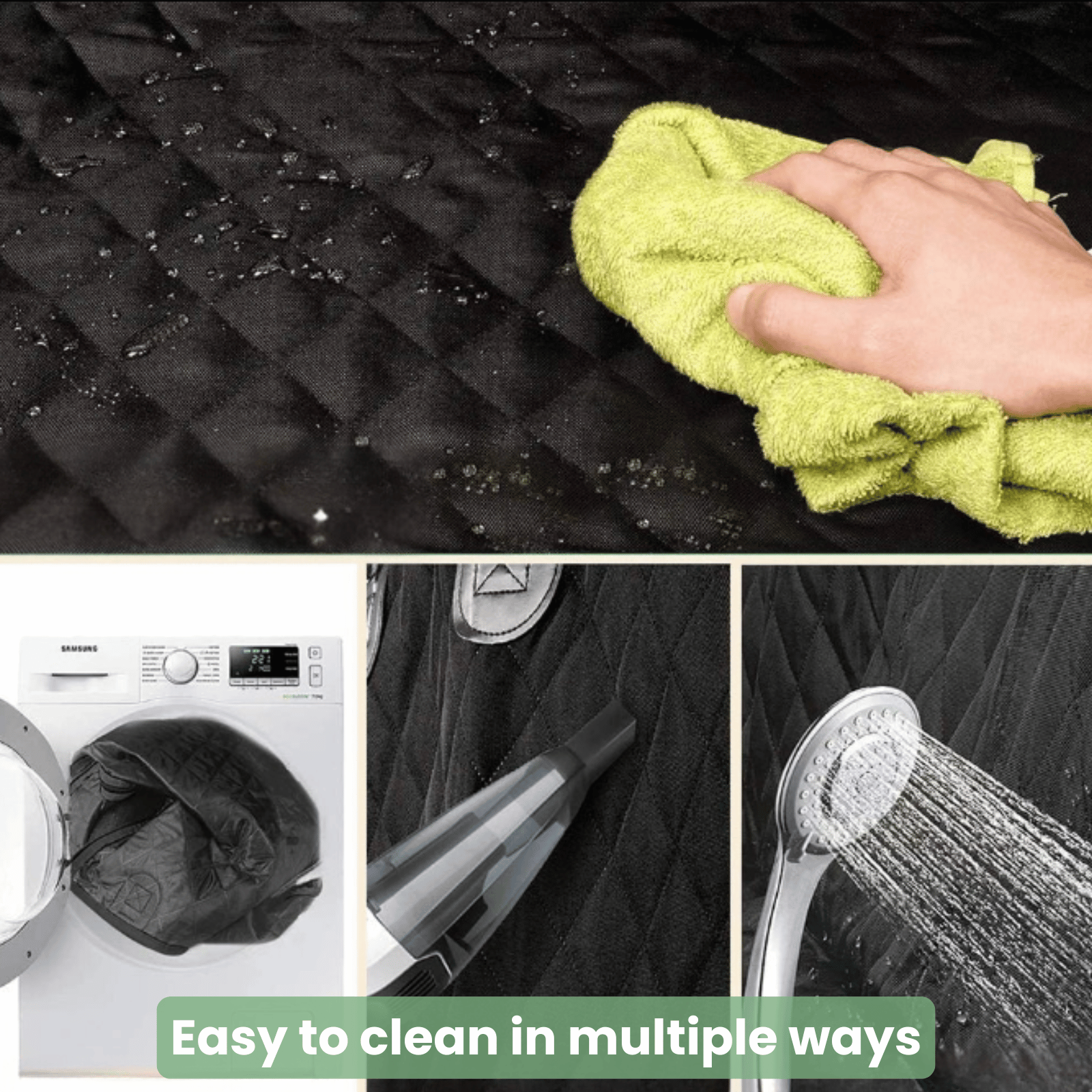 Hondenkussen Waterdicht Auto – Ademend Mesh Venster & Universele Pasvorm - Duke & Scoop