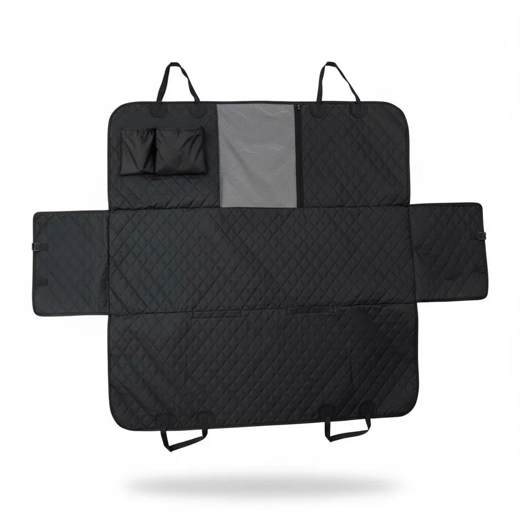 Hondenkussen Waterdicht Auto – Ademend Mesh Venster & Universele Pasvorm - Duke & Scoop