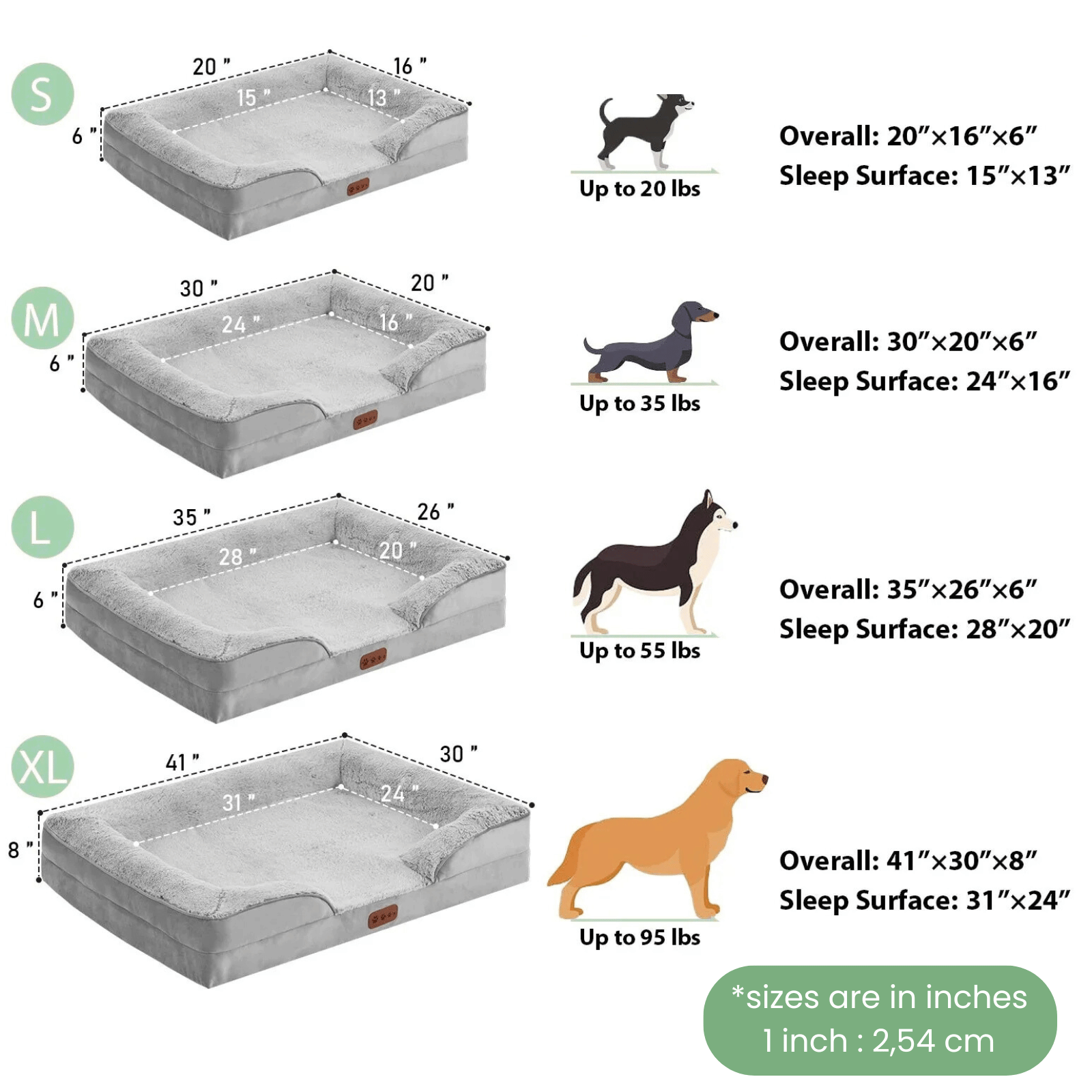 Hondenmand Groot Orthopedisch – Comfortabel Ademend Memory Foam Bed - Duke & Scoop
