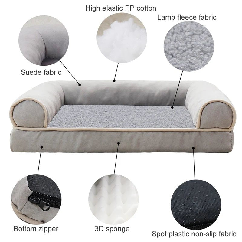 Hondenmand Orthopedisch Kattenmand – Traagschuim Bed voor Diepe Slaap & Comfort - Duke & Scoop