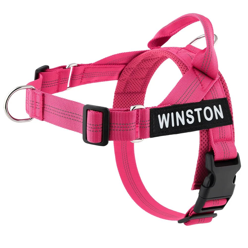 Hondentuig Reflecterend Verstelbaar – Gepersonaliseerd Harnas voor Wandelen - Duke & Scoop