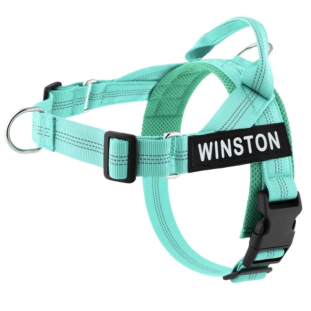 Hondentuig Reflecterend Verstelbaar – Gepersonaliseerd Harnas voor Wandelen - Duke & Scoop
