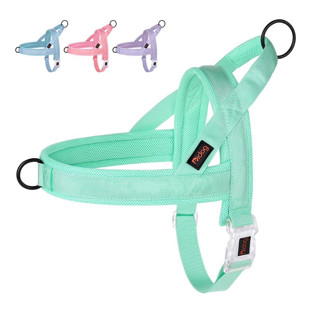 Hondentuig Verstelbaar – Nylon Gewatteerd Comfort - Tuigje voor Wandelen Honden - Duke & Scoop