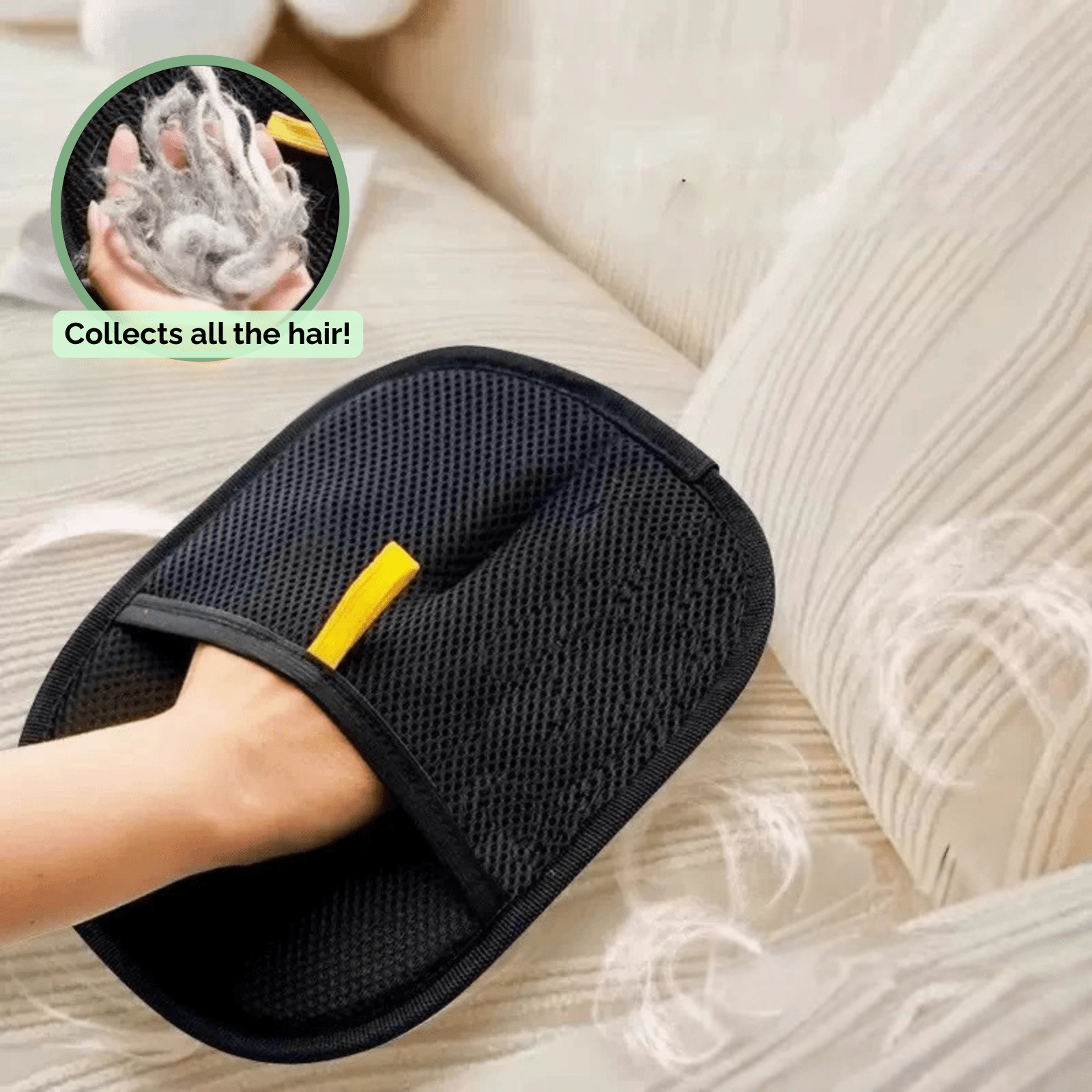 Huisdier Haar verwijder handschoenen - Duke & Scoop