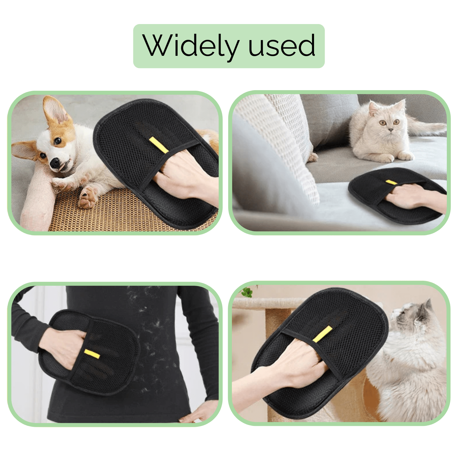 Huisdier Haar verwijder handschoenen - Duke & Scoop