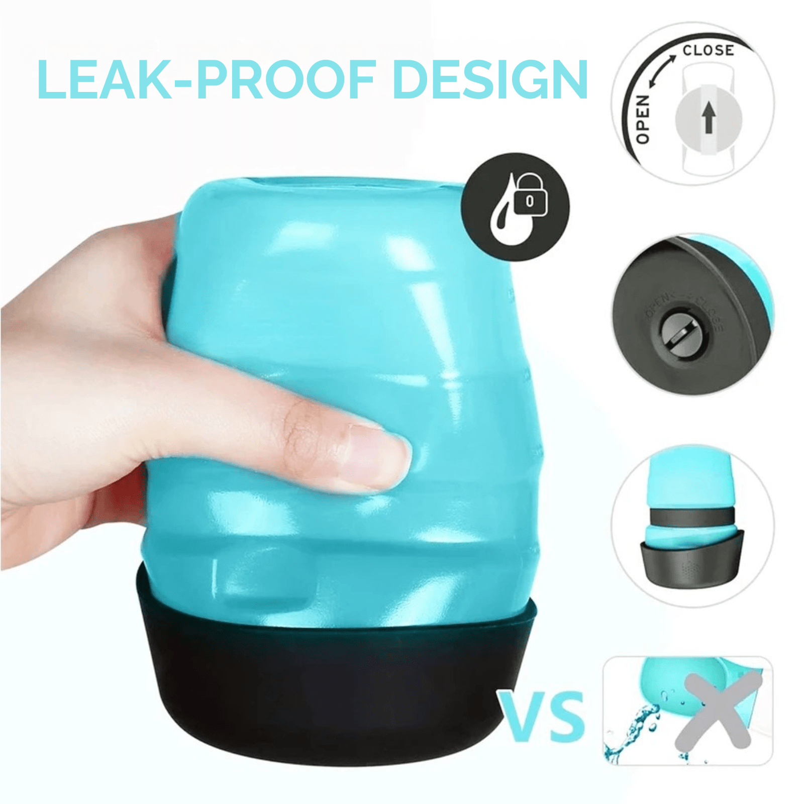 Hydrator – 500ml Reis Waterfles - Duke & Scoop