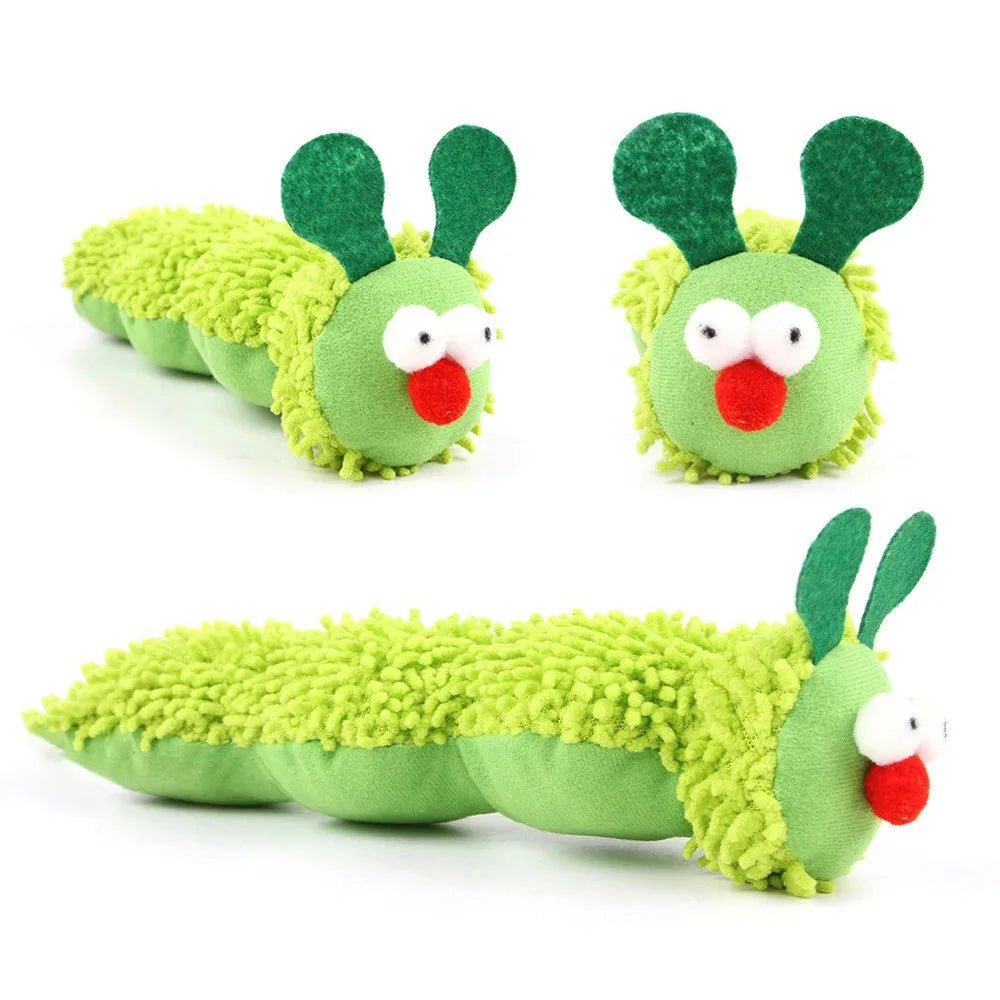 Interactief Speelgoed Kat Met Kattenkruid – Zachte Rups Knuffel Kat - Duke & Scoop