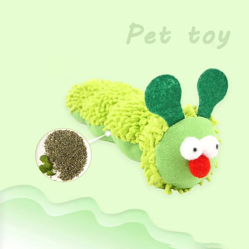 Interactief Speelgoed Kat Met Kattenkruid – Zachte Rups Knuffel Kat - Duke & Scoop