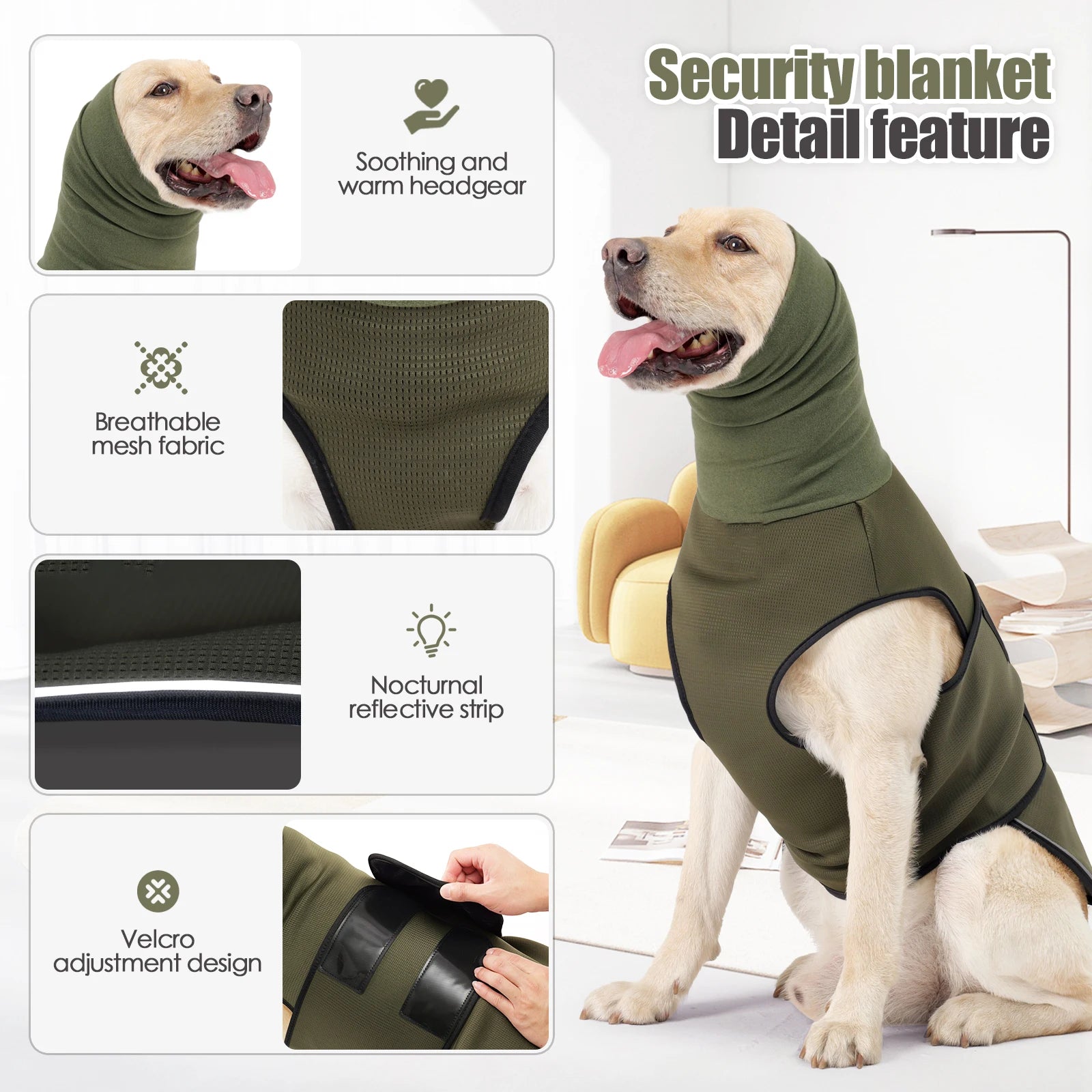 Kalmerend Anti - Angst Vest - ThunderBuddy - Duke & Scoop