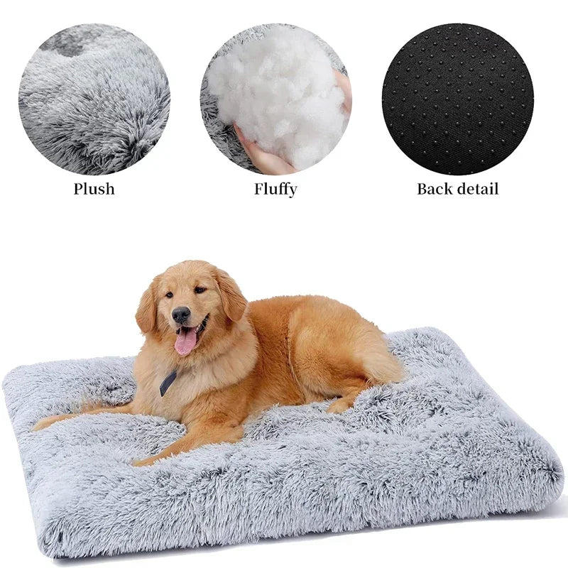 Kalmerend Pluche Huisdierbed – Voor Kat & Hond - Duke & Scoop