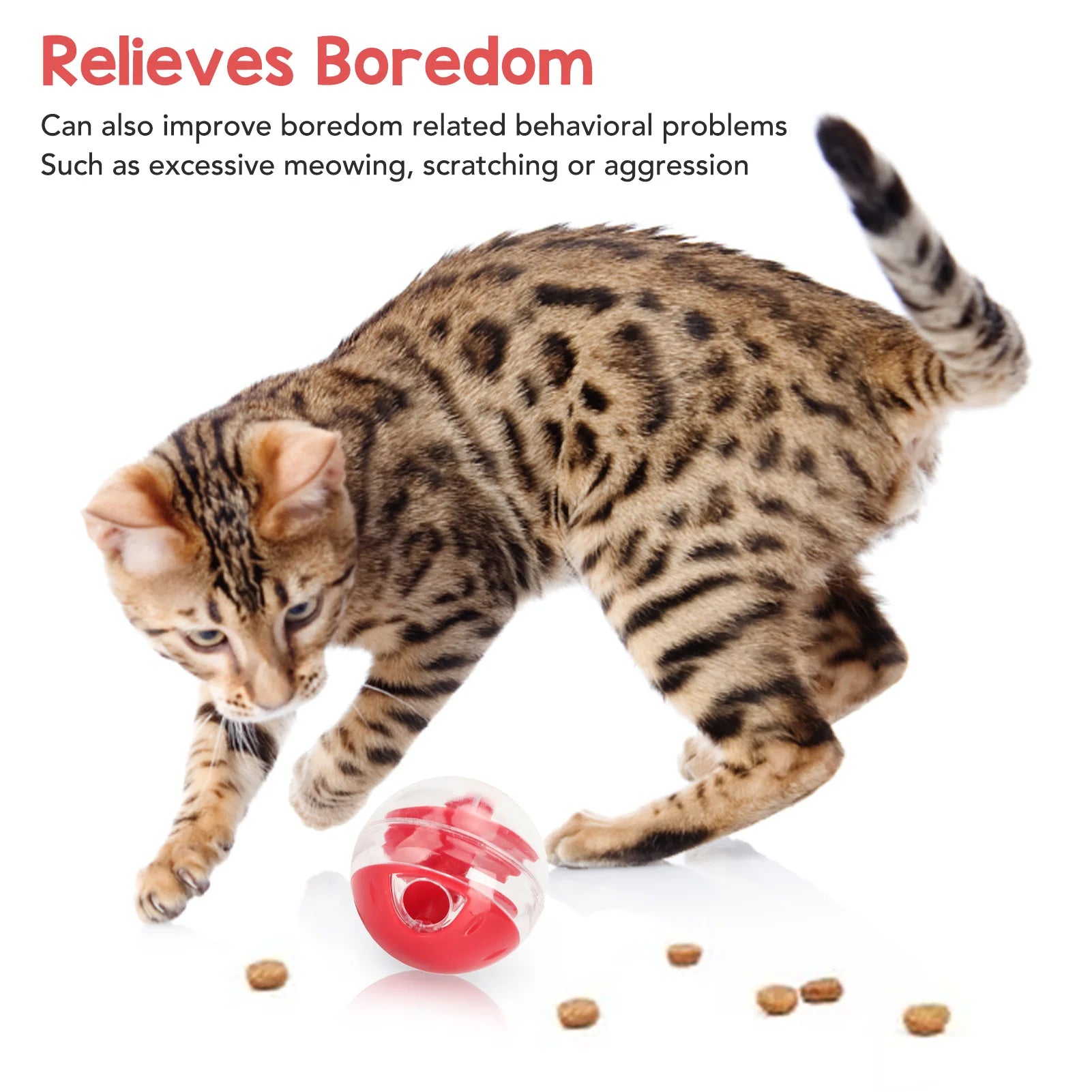 Katten Snackbal – Slow Feeder Speelbal - Duke & Scoop