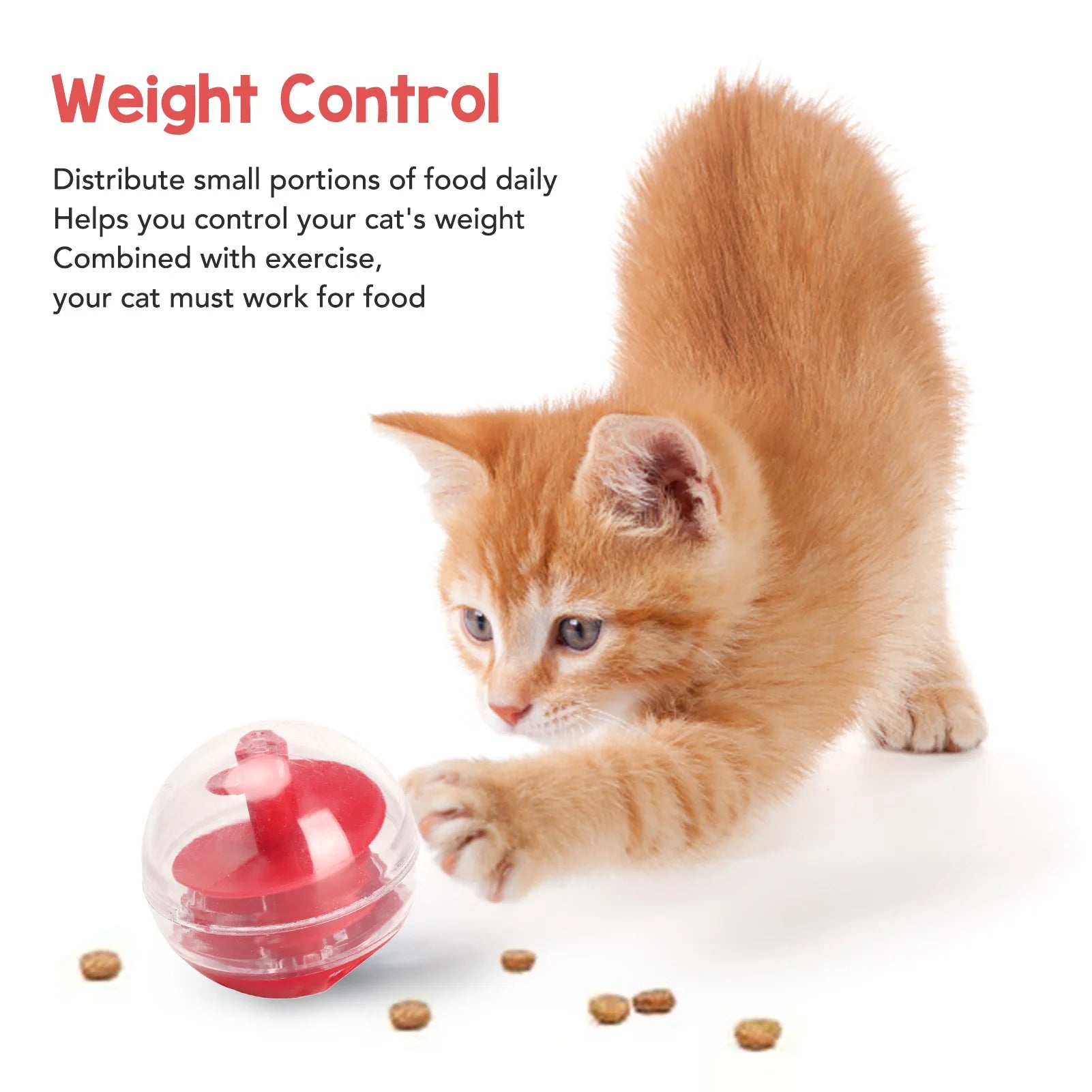 Katten Snackbal – Slow Feeder Speelbal - Duke & Scoop