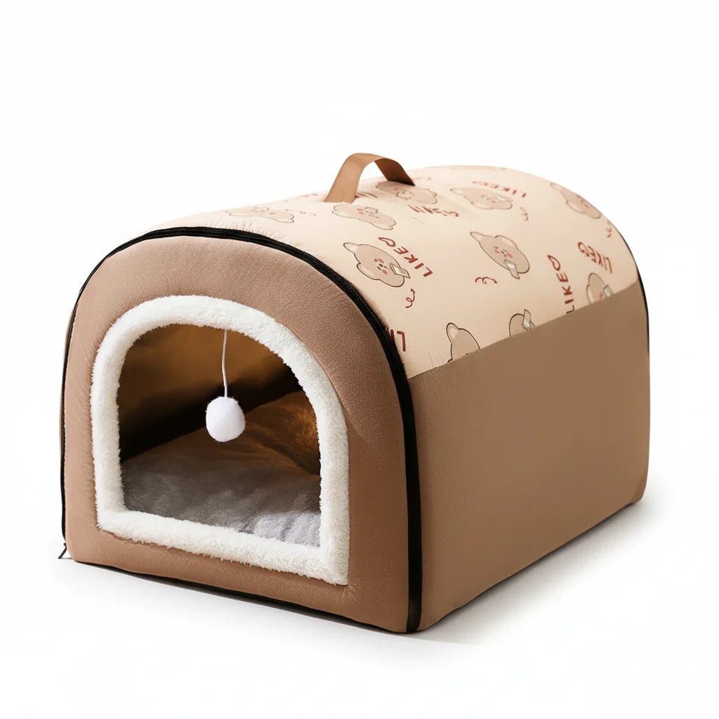 Kattenmand en Hondenmand Warm – Pluche Slaapplek met Memory Foam Ondersteuning - Duke & Scoop