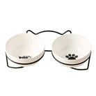 Keramische Drink - en Voerbak met Standaard - 500 ML - Duke & Scoop