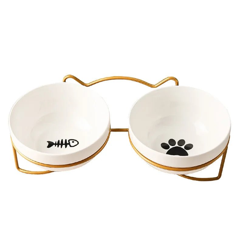 Keramische Drink - en Voerbak met Standaard - 500 ML - Duke & Scoop