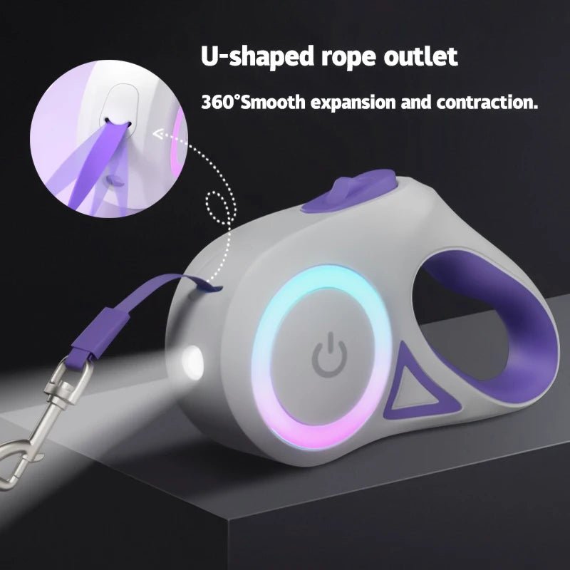 LED Uittrekbare Hondenlijn – Flexi Hondenriem - Duke & Scoop