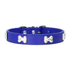 Leren Hondenhalsband met Botdecoratie - Duke & Scoop