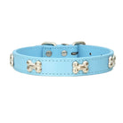 Leren Hondenhalsband met Botdecoratie - Duke & Scoop