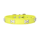 Leren Hondenhalsband met Botdecoratie - Duke & Scoop