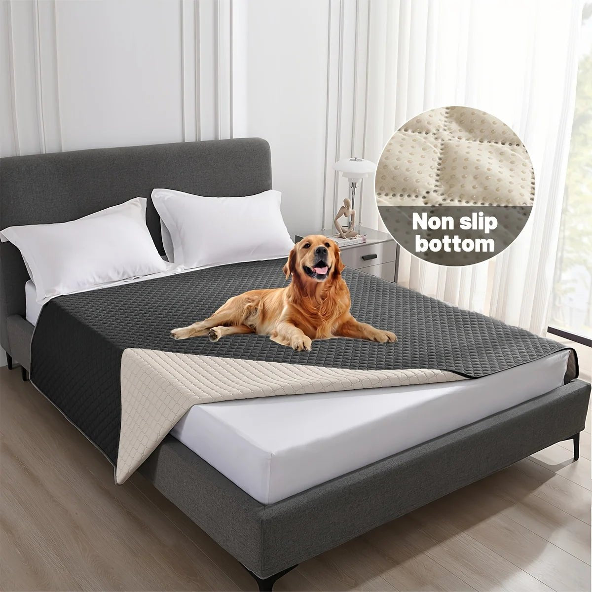 Matrasbeschermer & Huisdierdeken – Zacht, Antislip en Wasbaar - Duke & Scoop