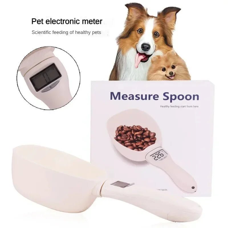 MeasureMate – Digitale Voerschep met Weegschaal - Duke & Scoop