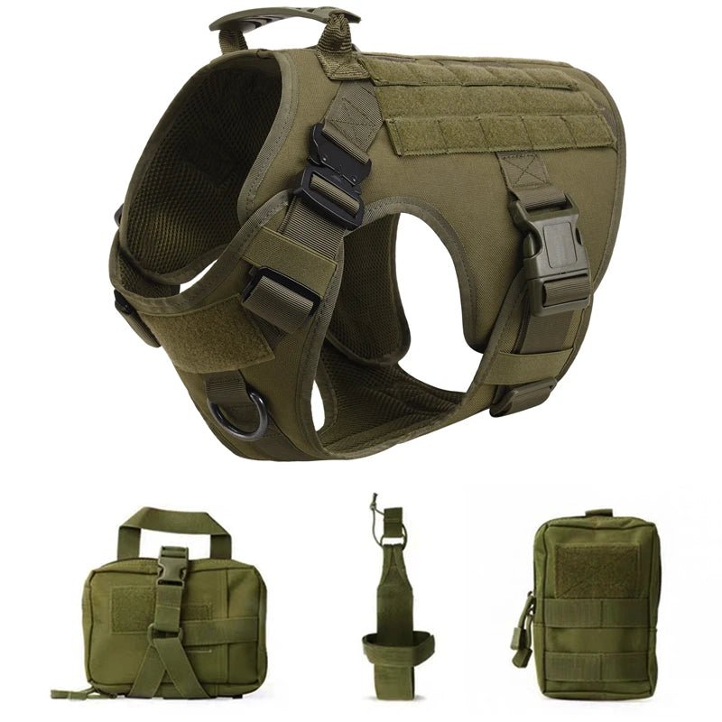 Militair Harnas met Handvat - Duke & Scoop