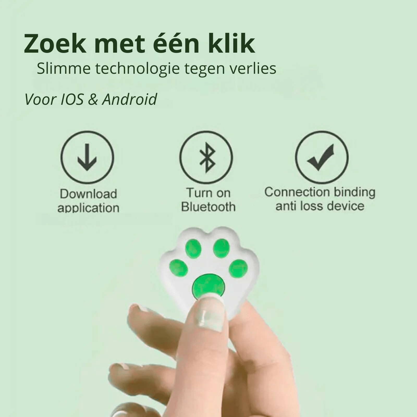 Mini Draadloze GPS Tracker voor Huisdieren - Duke & Scoop