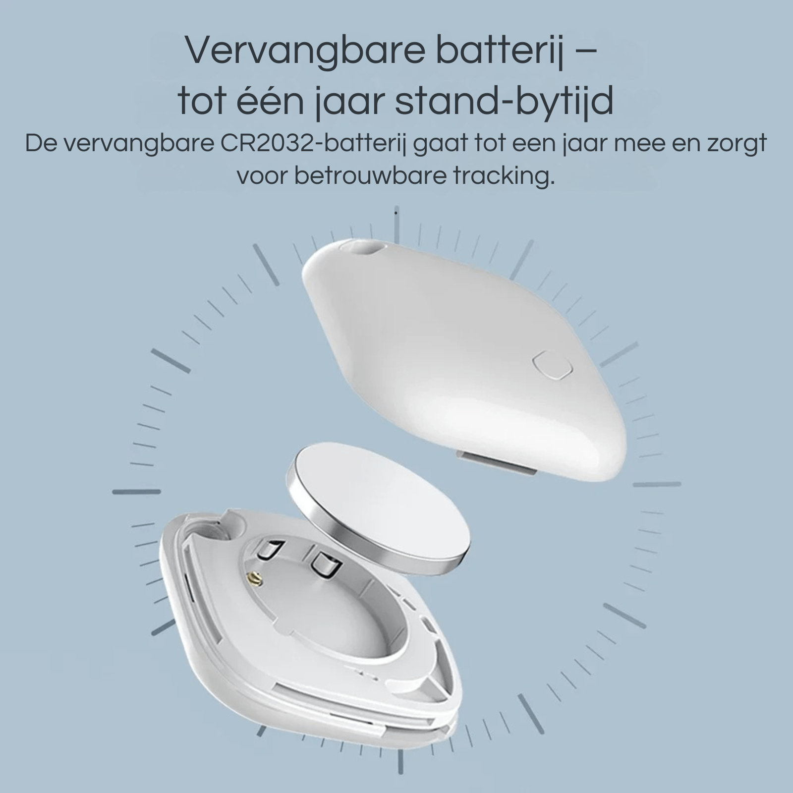 Mini GPS Tracker Apple – Smart Bluetooth Tracker voor Huisdier - Duke & Scoop