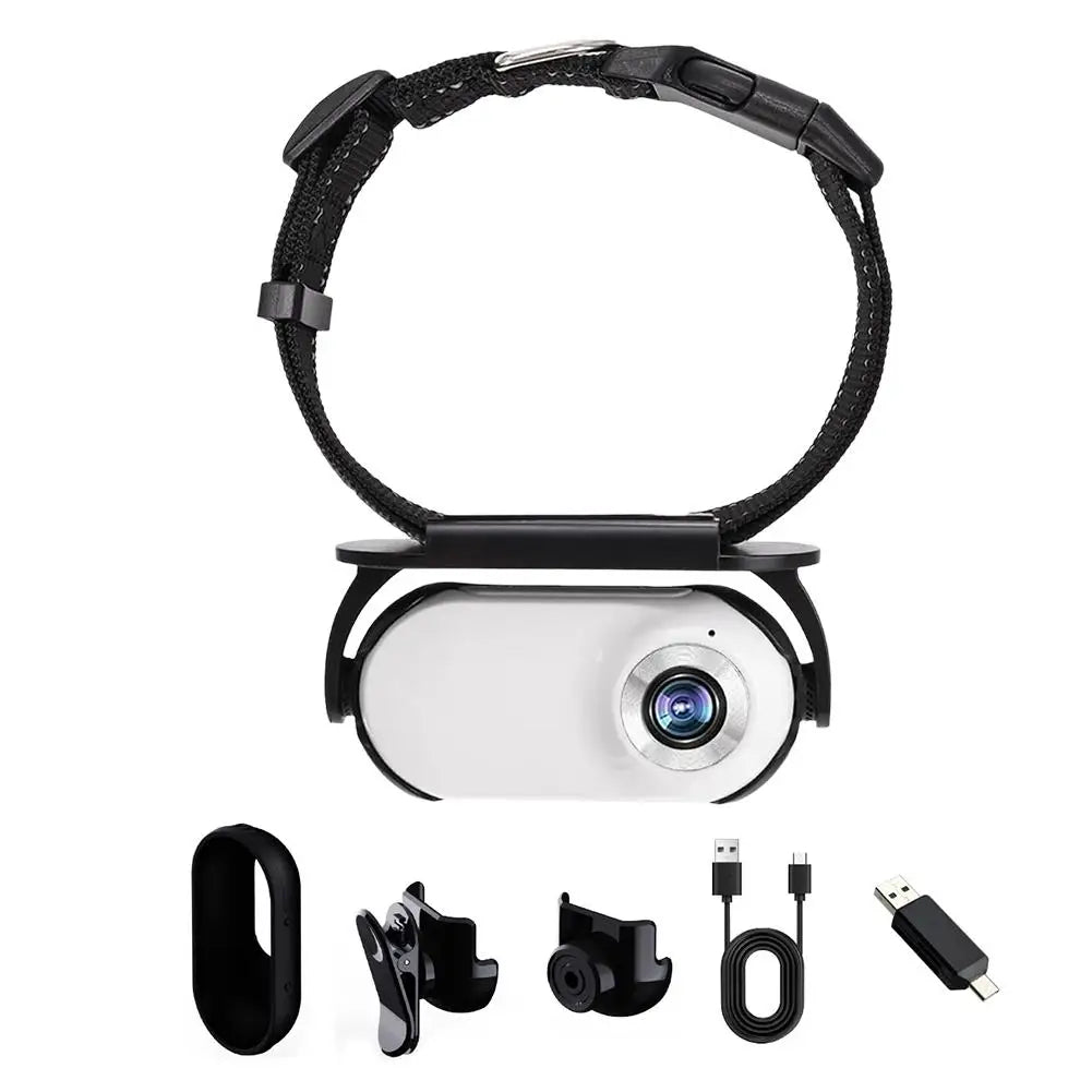 Mini Halsbandcamera met Video & Groothoeklens - Duke & Scoop