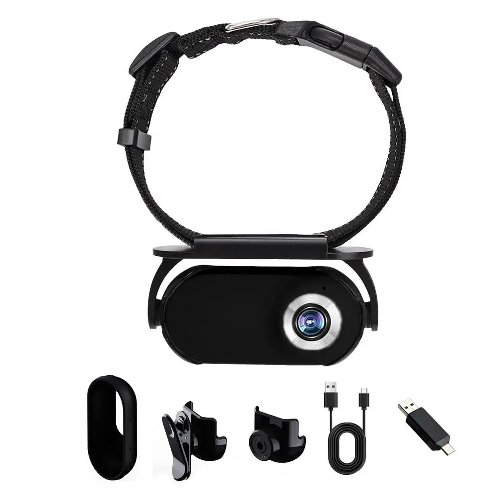 Mini Halsbandcamera met Video & Groothoeklens - Duke & Scoop
