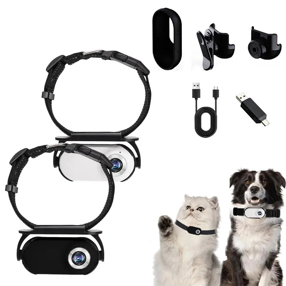 Mini Halsbandcamera met Video & Groothoeklens - Duke & Scoop