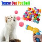 Mini Lanceerpistool Katten Speelgoed – Pluche Balletjes - Duke & Scoop
