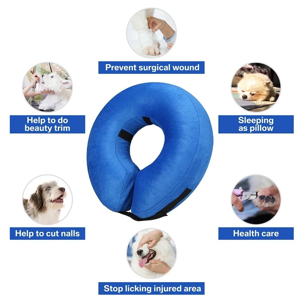 Opblaasbare Beschermkraag voor Honden & Katten - Duke & Scoop