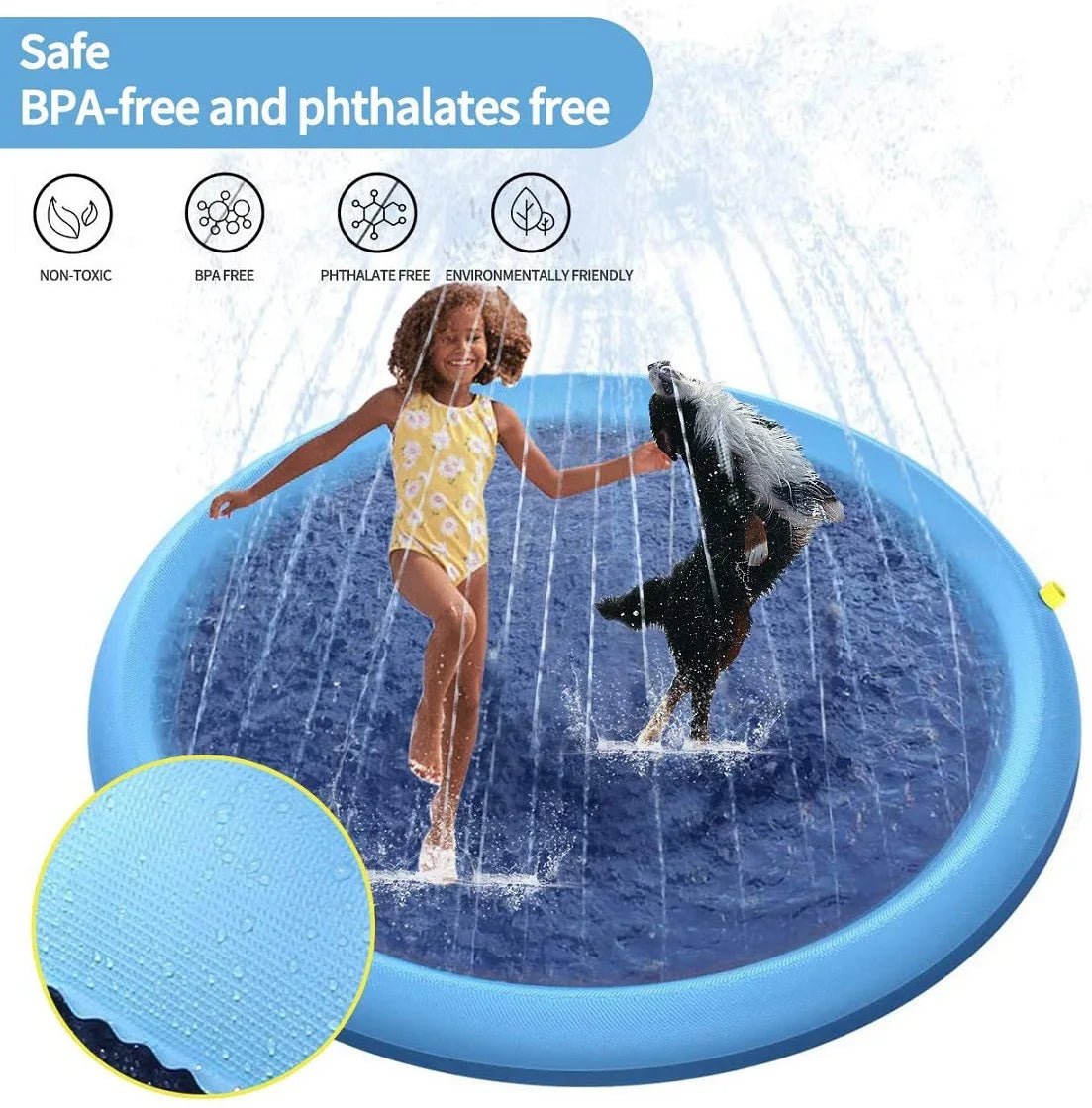 Opblaasbare Honden Splash Pad - Duke & Scoop