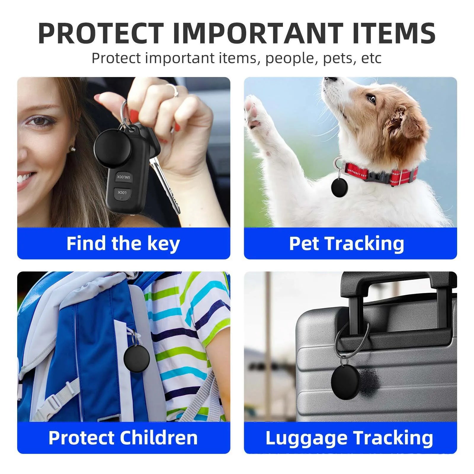PawFind Android Smart Tracker en Halsband met Trackerhouder - Duke & Scoop