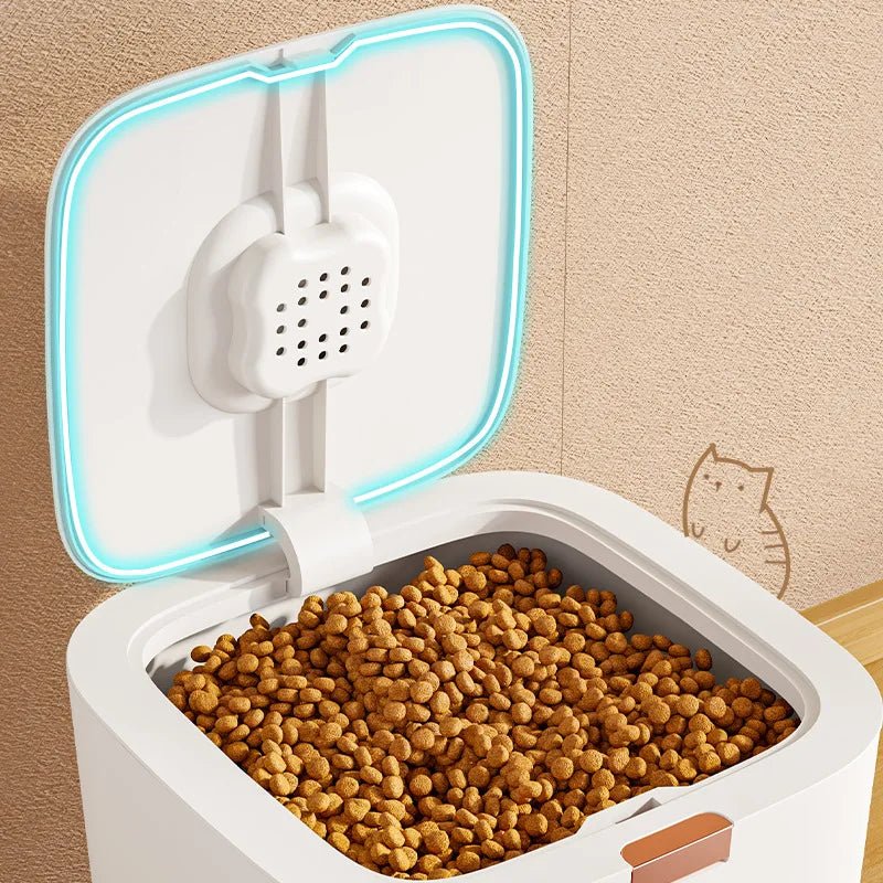 PawFresh Voerton – Grote Luchtdichte Voer Opslagcontainer - Duke & Scoop