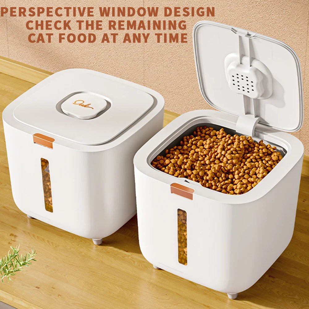 PawFresh Voerton – Grote Luchtdichte Voer Opslagcontainer - Duke & Scoop