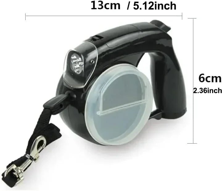 PawGlow 5 - in - 1 Hondenriem - Duke & Scoop