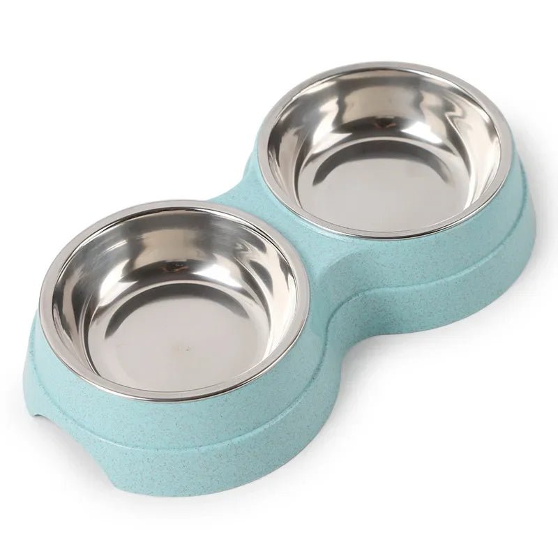 PawPerfect Dubbele RVS Voerbak voor Hond & Kat - Duke & Scoop