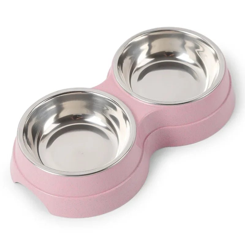 PawPerfect Dubbele RVS Voerbak voor Hond & Kat - Duke & Scoop