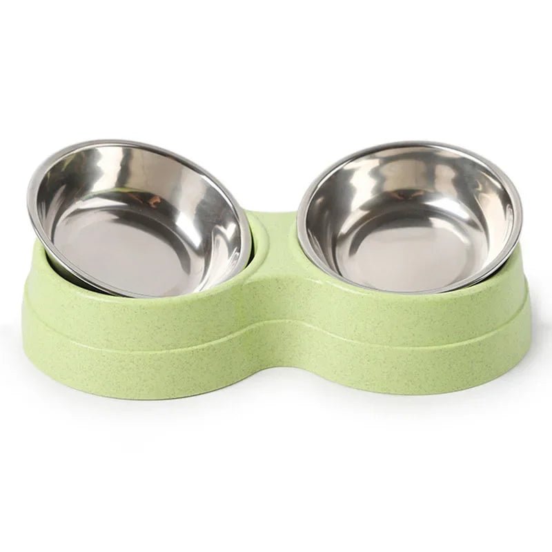 PawPerfect Dubbele RVS Voerbak voor Hond & Kat - Duke & Scoop
