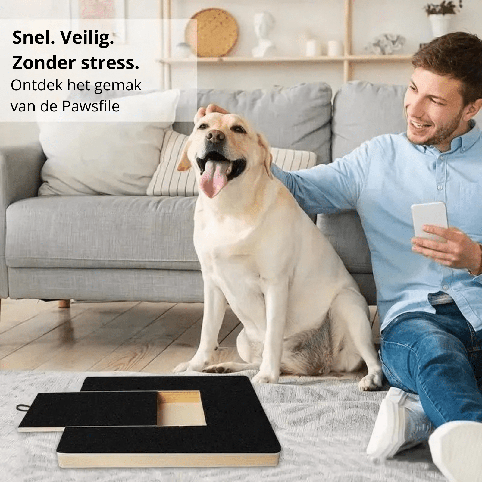 PawsFile - Houten Nagelvijl - Duke & Scoop