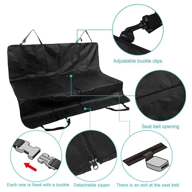 PawShield Achterbank Autohoes - Duke & Scoop