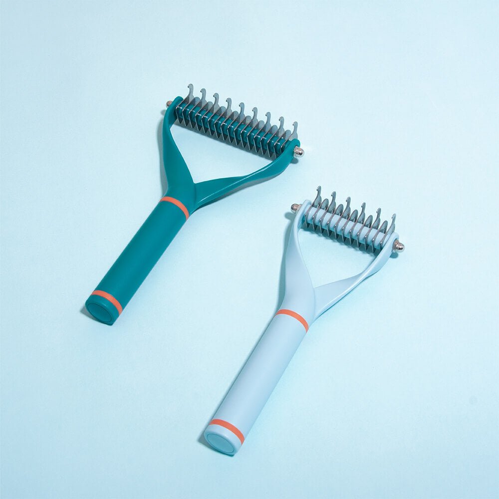 Pet Safe Dematting Kam met Dubbele Bladen - Duke & Scoop